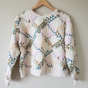 Universal Threads, quilted sweatshirt, size L